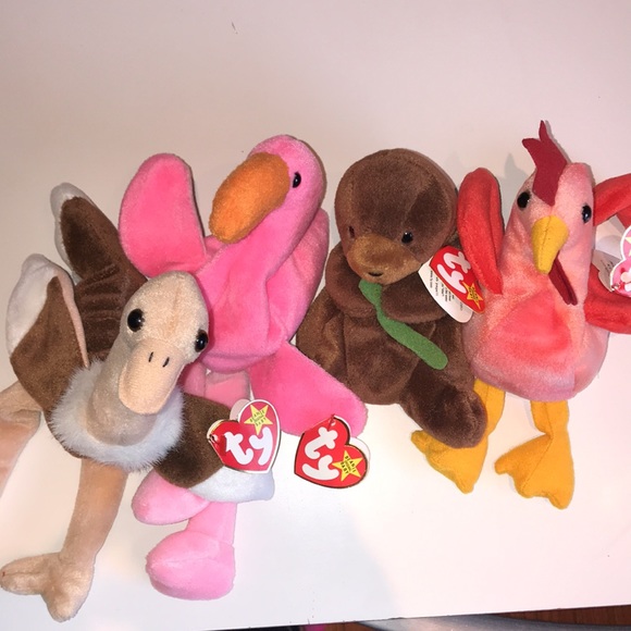 Set of 4 rare Beanie Babies Ty - Picture 8 of 8